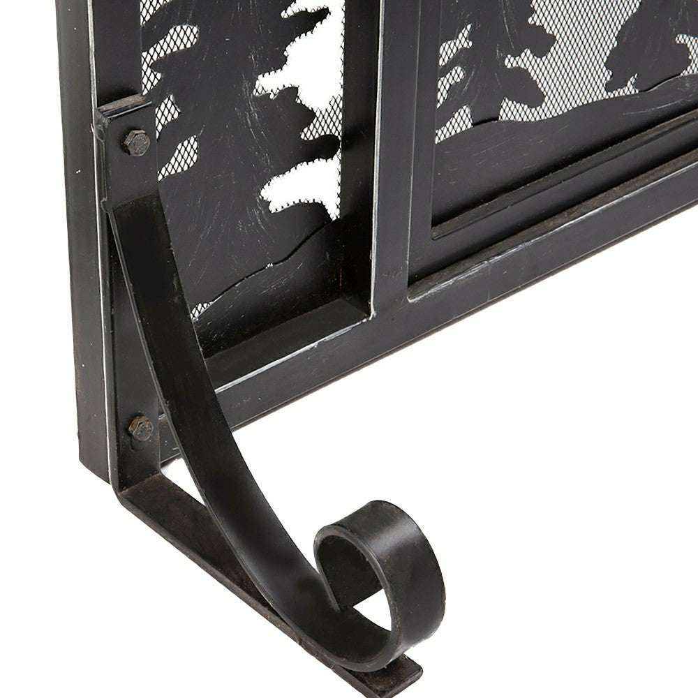 Mountain Cabin Fire Screen | Plow & Hearth
