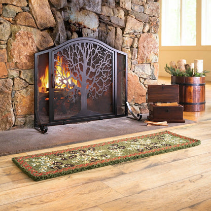 Small Tree of Life Fire Screen with Door | Plow & Hearth