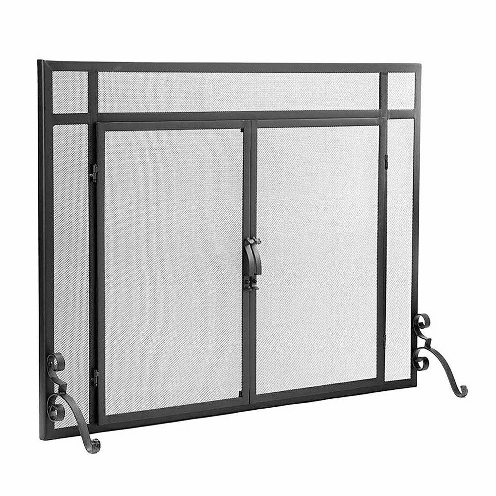 Steel Flat Guard Screen| Fireplace Screens | Plow & Hearth