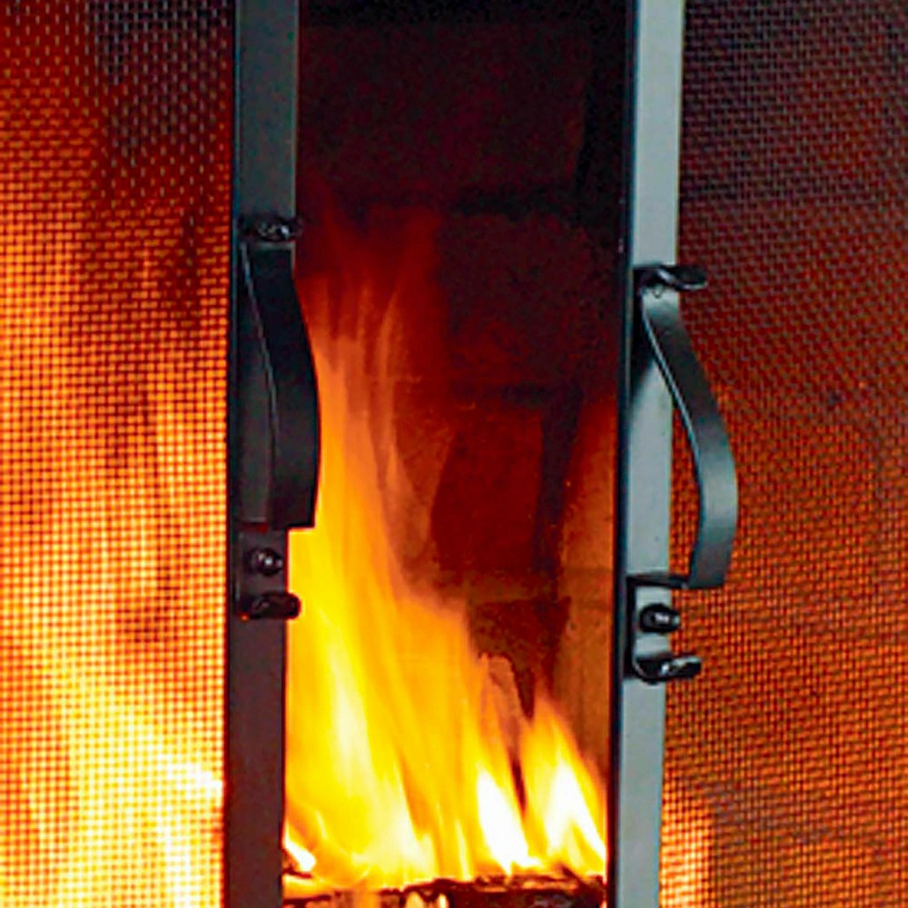 Steel Flat Guard Screen| Fireplace Screens | Plow & Hearth