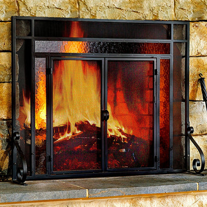 Large Tubular Fire Screen | Plow & Hearth