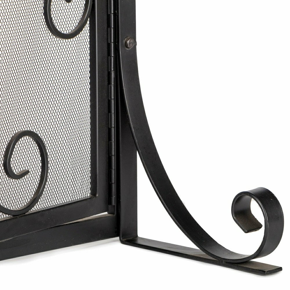 Large Crest Flat Guard Fireplace Screen | Plow & Hearth