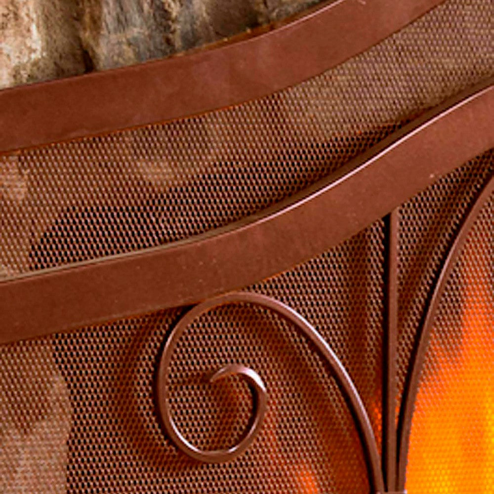 Large Crest Flat Guard Fireplace Screen | Plow & Hearth