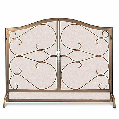 Large Iron Gate Hearth Screen with Doors | Plow & Hearth