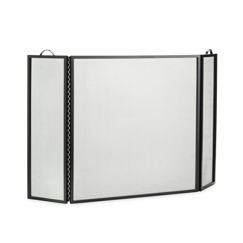 Classic Tri-Fold Flat-Guard Fire Screen | Plow & Hearth