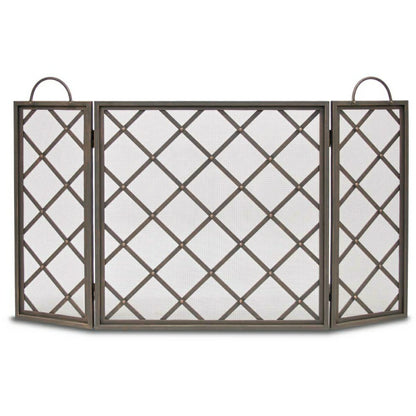 Iron Weave Tri Panel Screen | Plow & Hearth
