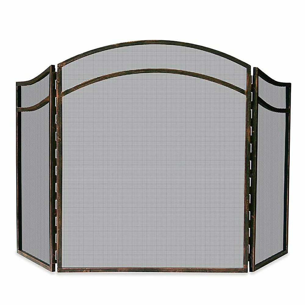 Antique Iron 3 Fold Screen| Fireplace Screen | Plow & Hearth