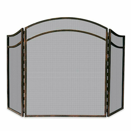 Antique Iron 3 Fold Screen| Fireplace Screen | Plow & Hearth