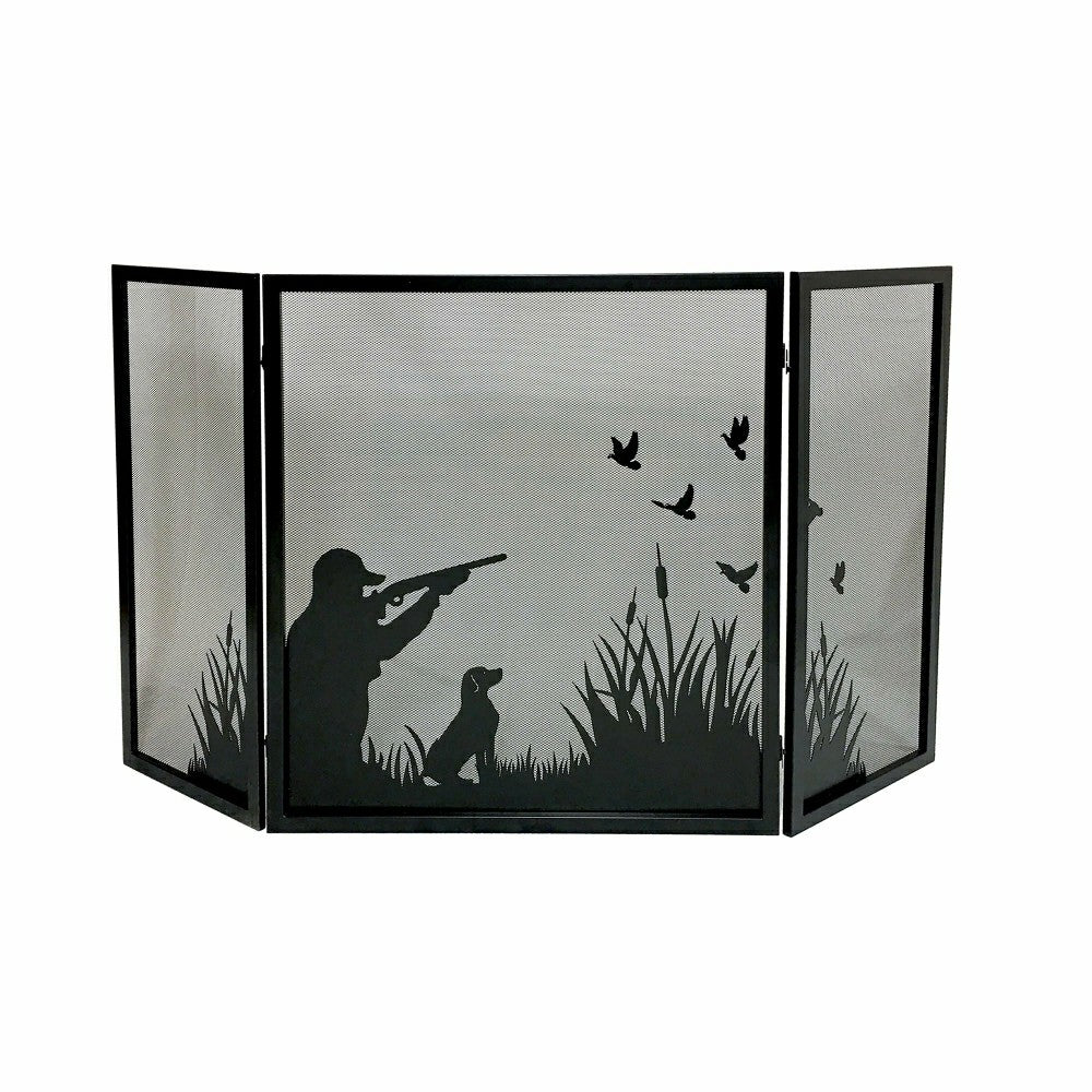 Tri-Fold Duck Hunting Firescreen | Plow & Hearth