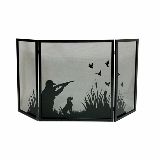 Tri-Fold Duck Hunting Firescreen | Plow & Hearth