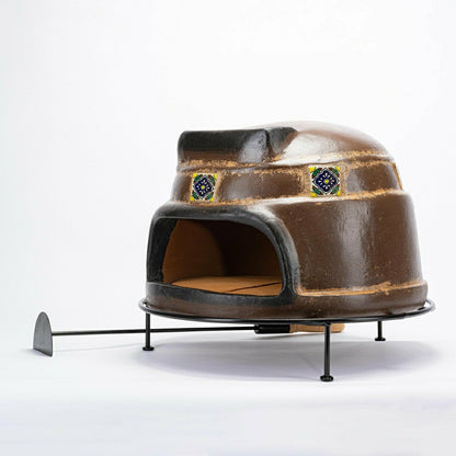 Talavera Brown Pizza Oven | Plow & Hearth