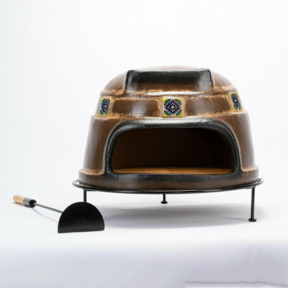 Talavera Brown Pizza Oven | Plow & Hearth