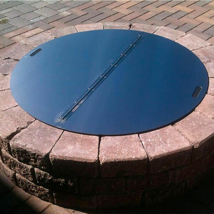 Heavy-Duty Stainless Steel Round Fire Pit Cover | Plow & Hearth