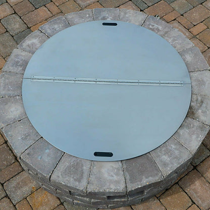 Heavy-Duty Stainless Steel Round Fire Pit Cover | Plow & Hearth