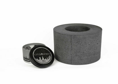 Classic Cylinder Concrete Fire Pit | Plow & Hearth