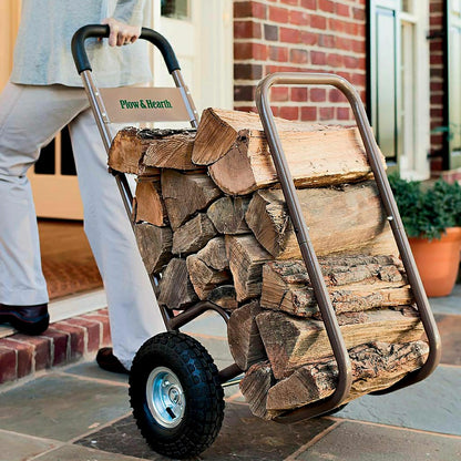 Rolling Log Cart | Plow & Hearth