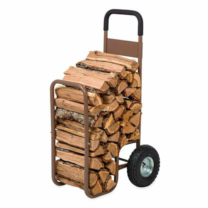 Rolling Log Cart | Plow & Hearth