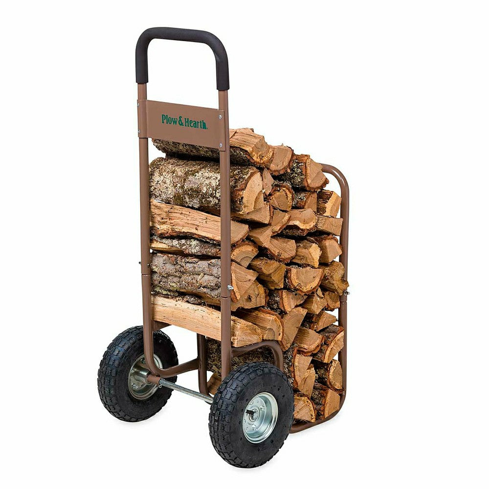 Rolling Log Cart | Plow & Hearth