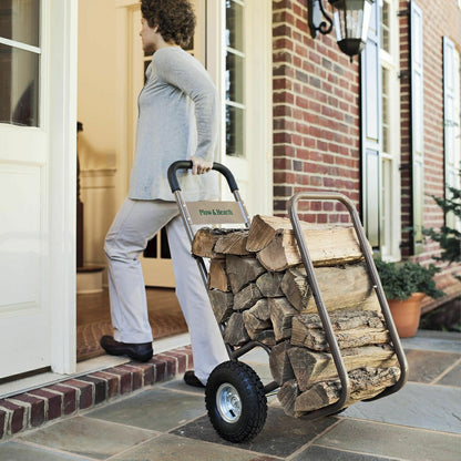 Rolling Log Cart | Plow & Hearth