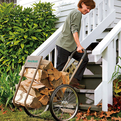 Heavy Duty Wood Caddy | Plow & Hearth
