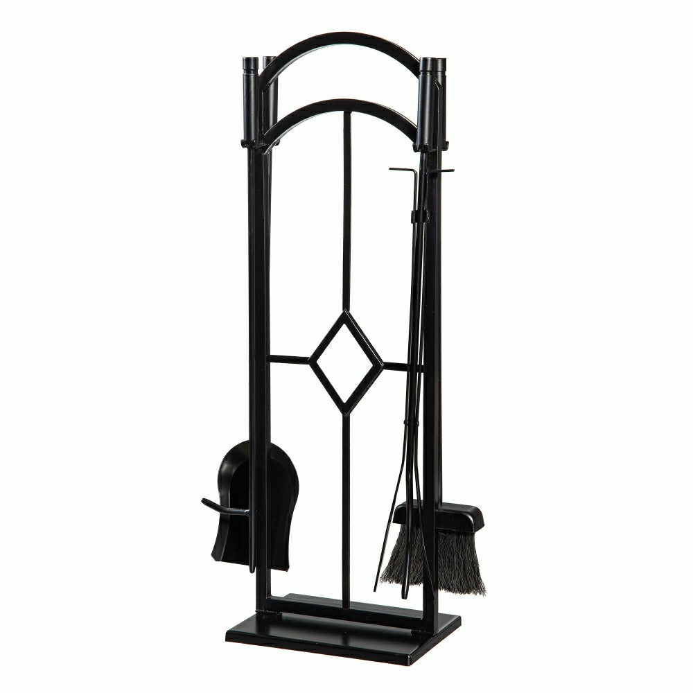 Diamond 5 Piece Fireplace Toolset | Plow & Hearth