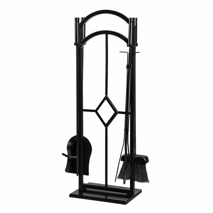 Diamond 5 Piece Fireplace Toolset | Plow & Hearth