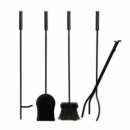 Diamond 5 Piece Fireplace Toolset | Plow & Hearth