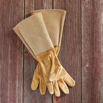 All Leather Gauntlet Glove | Plow & Hearth