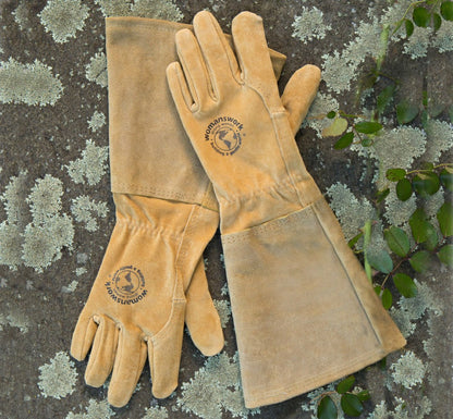 All Leather Gauntlet Glove | Plow & Hearth