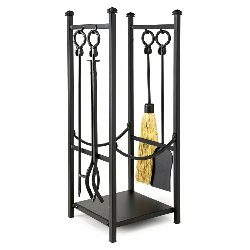 Wood Rack With Tools | Plow & Hearth