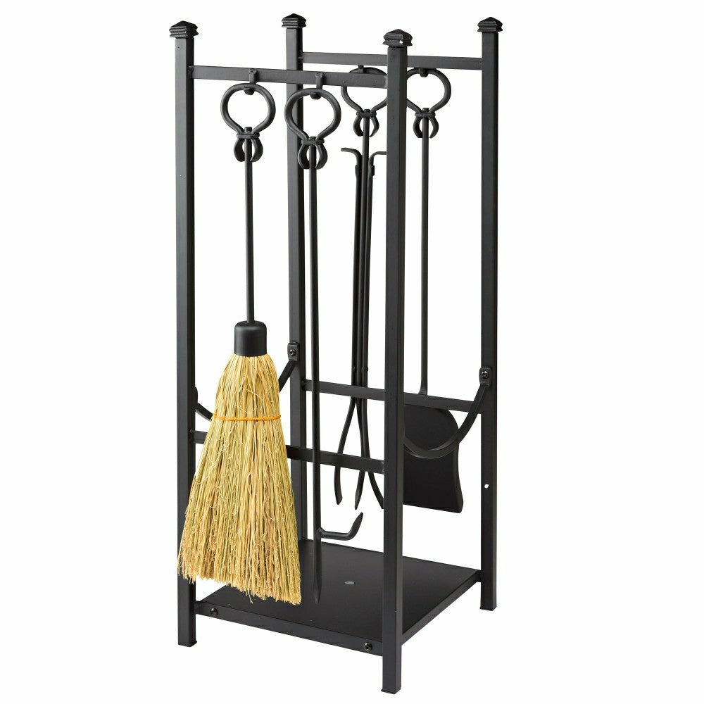 Wood Rack With Tools | Plow & Hearth