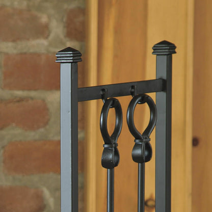 Wood Rack With Tools | Plow & Hearth