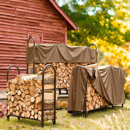 Medium Log Rack Cover, 50"L x 24"W x 36"H | Plow & Hearth
