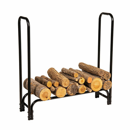 4' Steel Wood Log Rack | Plow & Hearth