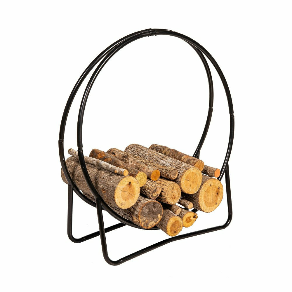 Hoop Style Firewood Holder | Plow & Hearth