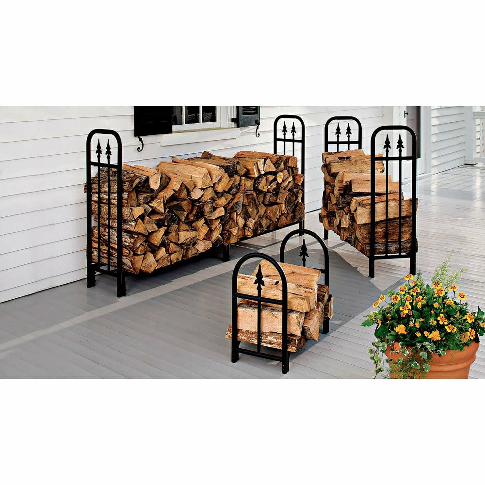 Large Heavy Duty Steel Wood Rack | Plow & Hearth