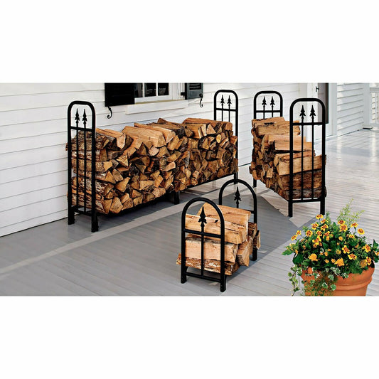 Large Heavy Duty Steel Wood Rack | Plow & Hearth