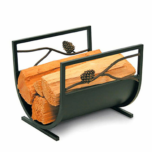 USA Made Pine Cone Wood Holder | Plow & Hearth