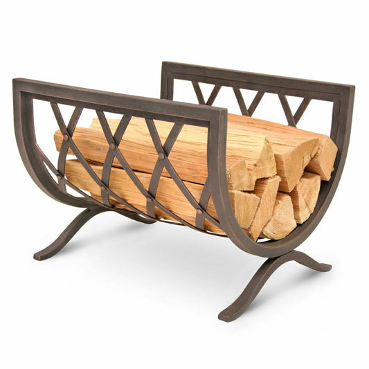 Iron Weave Wood Holder | Plow & Hearth