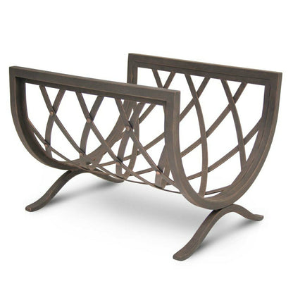 Iron Weave Wood Holder | Plow & Hearth