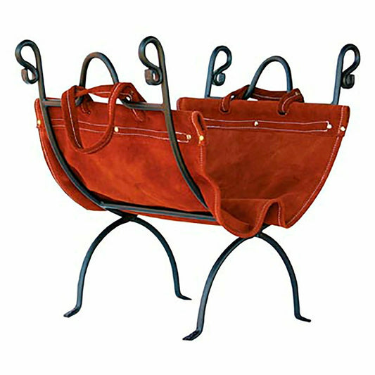 Log Rack with Carrier | Plow & Hearth
