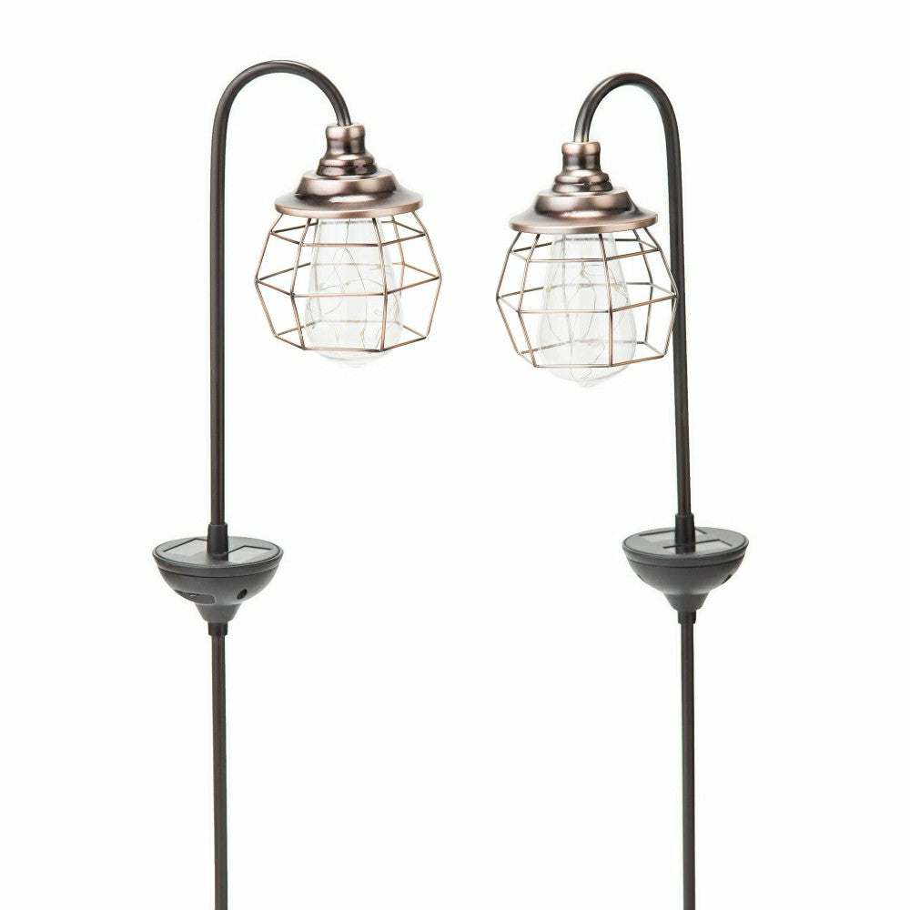 Solar Firefly Garden Pathway Lights, Set of 2 | Plow & Hearth