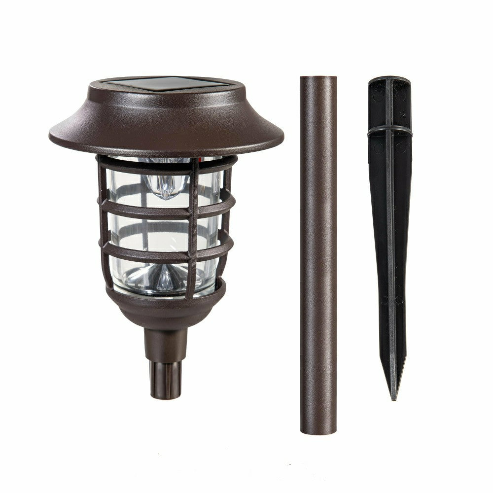Bronze Solar Pathway Light Set of 4 | Plow & Hearth