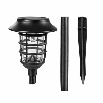 Black Solar Pathway Light Set of 4 | Plow & Hearth