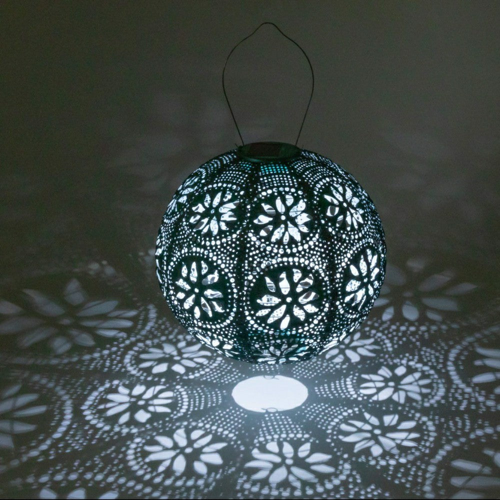 Soji Stella - Boho Globe - 12" Solar Lantern | Plow & Hearth