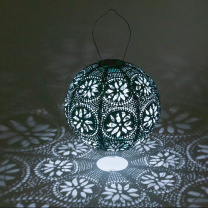 Soji Stella - Boho Globe - 12" Solar Lantern | Plow & Hearth