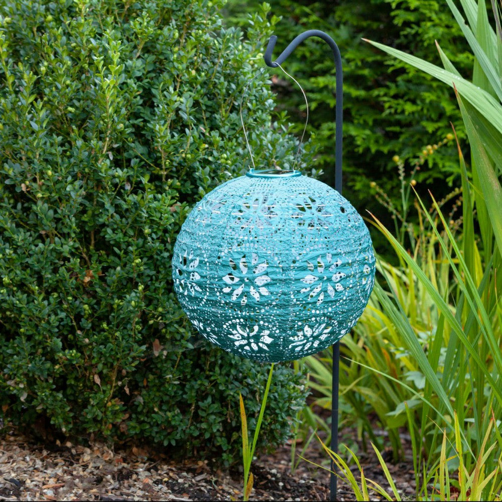 Soji Stella - Boho Globe - 12" Solar Lantern | Plow & Hearth