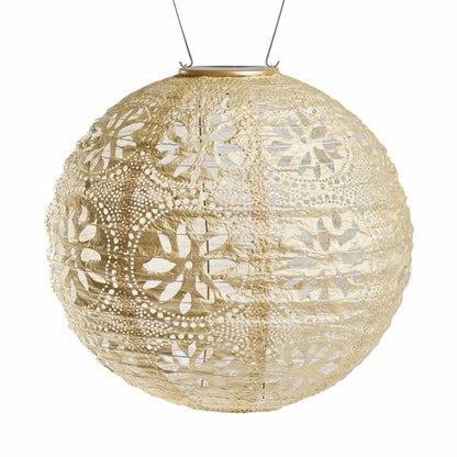 Soji Stella - Boho Globe - 12" Solar Lantern | Plow & Hearth