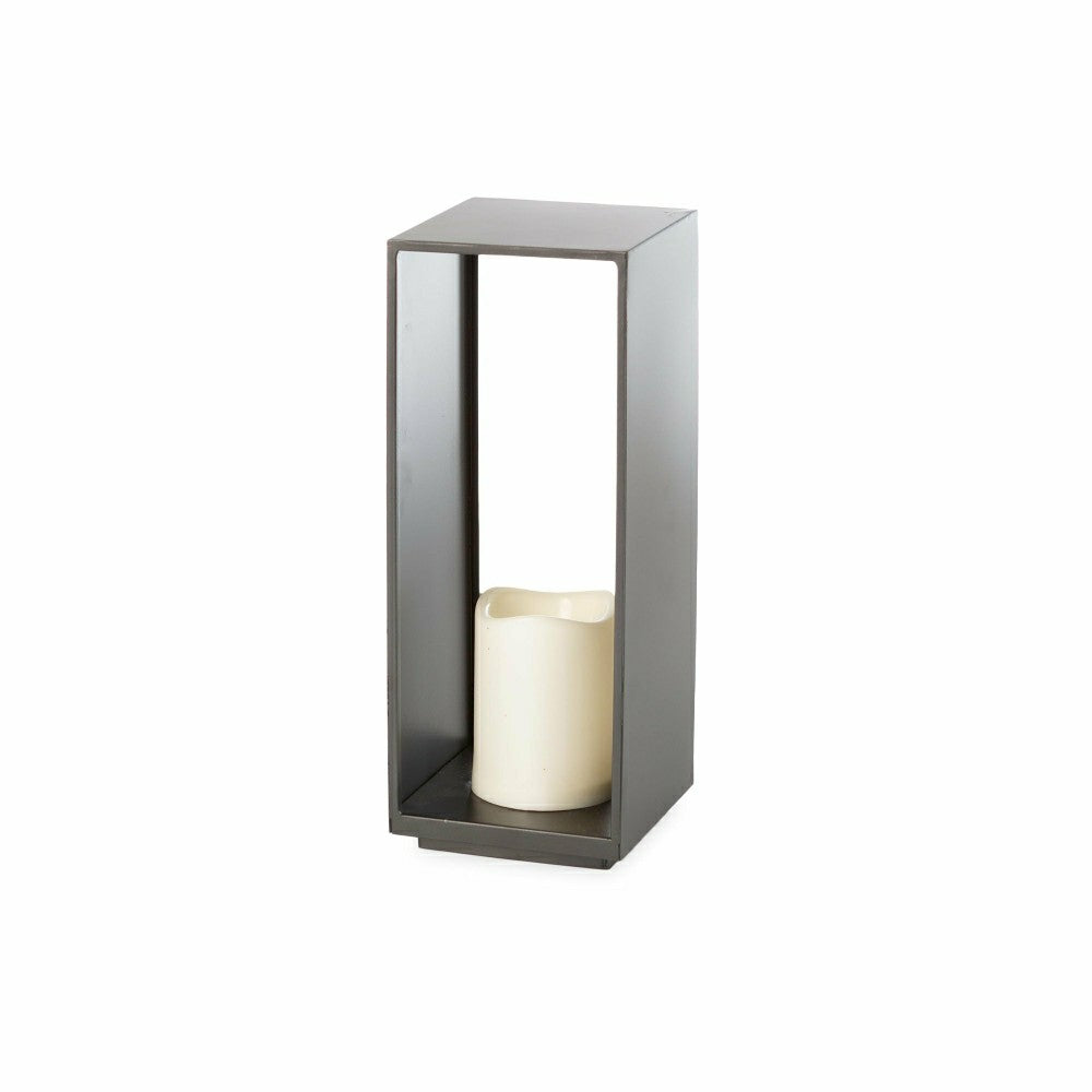 12.5" Rectangle LED Candle Lantern | Plow & Hearth
