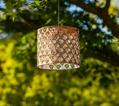 Soji Stella - Drum - 8" Solar Lantern | Plow & Hearth